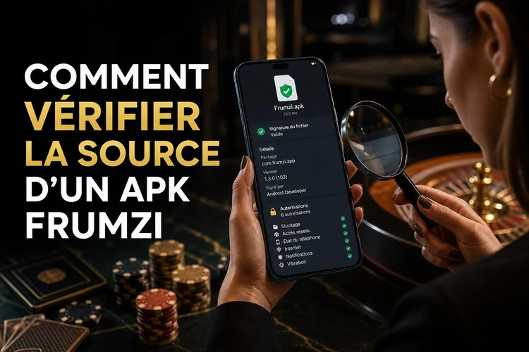 Comment vérifier la source d'un APK Frumzi