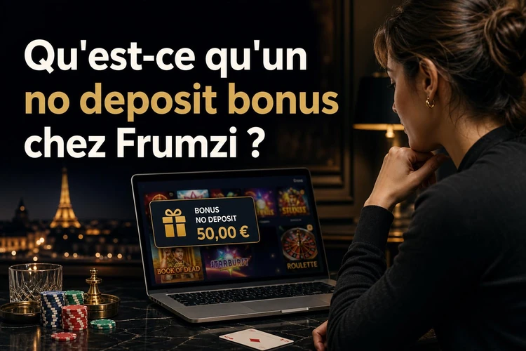 Qu'est-ce qu'un no deposit bonus chez Frumzi?