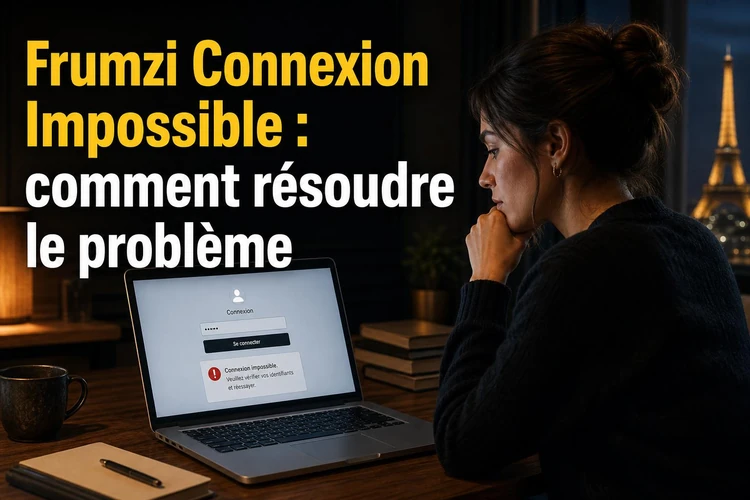 Frumzi Connexion Impossible: comment résoudre le problème