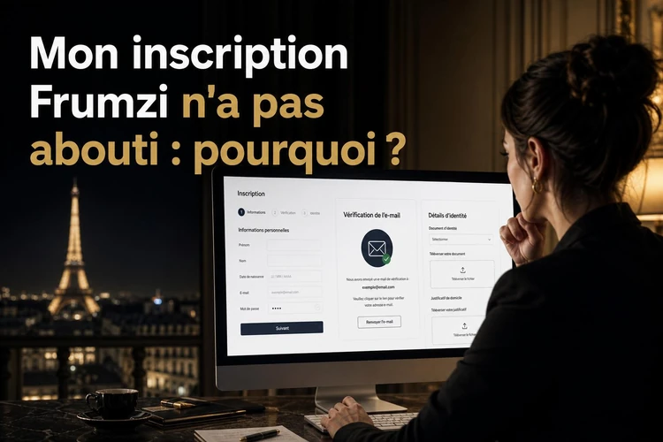 Mon inscription Frumzi n'a pas abouti: pourquoi?
