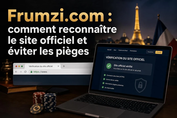 Frumzi.com: comment reconnaître le site officiel et éviter les pièges